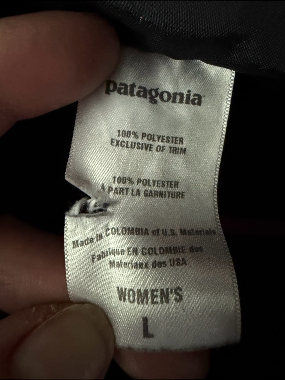 Patagonia Women’s Large “Synchilla” Late 90’s Black Full-Zip Fleece Jacket. UEC. - Picture 2 of 6
